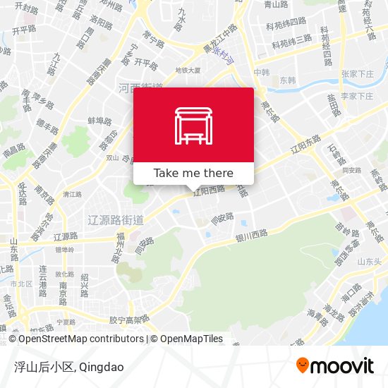 浮山后小区 map