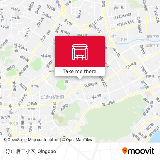 浮山后二小区 map