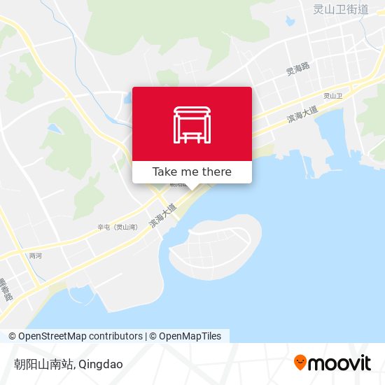朝阳山南站 map