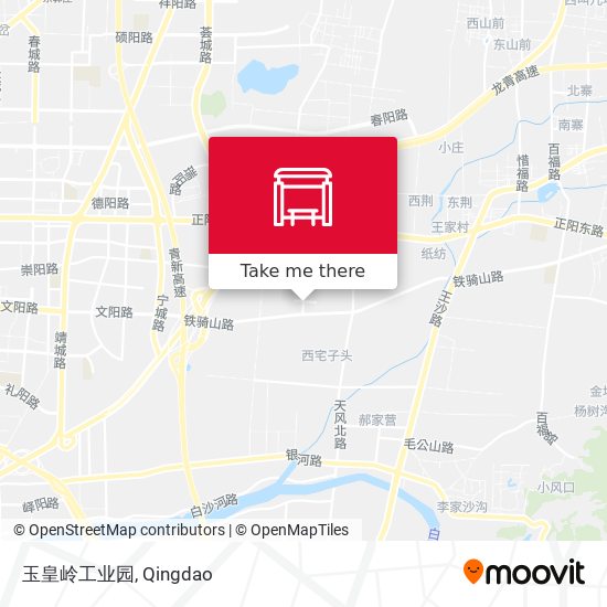 玉皇岭工业园 map