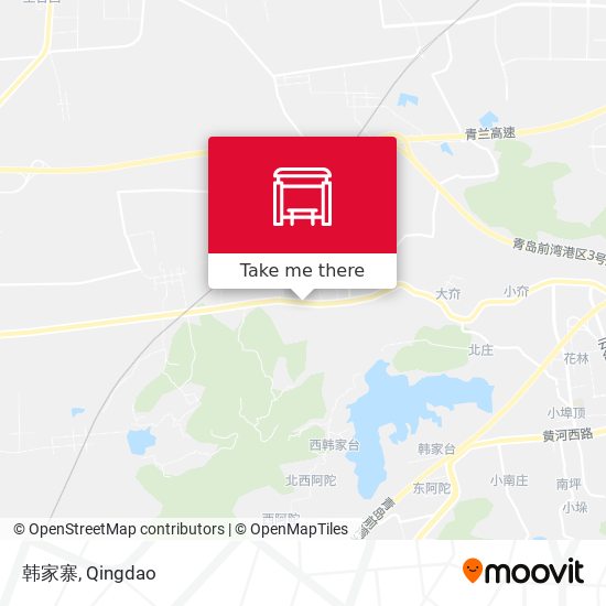 韩家寨 map