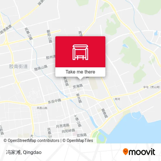 冯家滩 map
