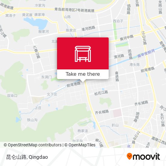 昆仑山路 map