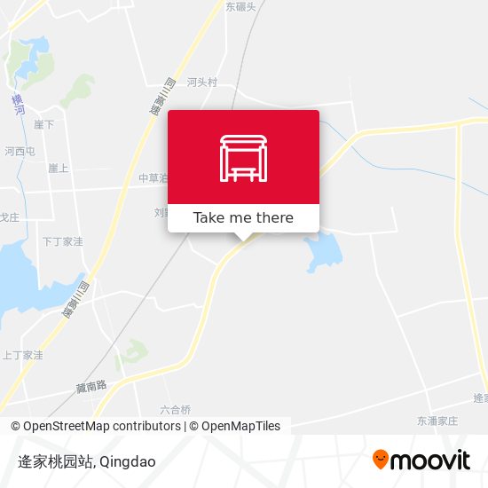 逄家桃园站 map