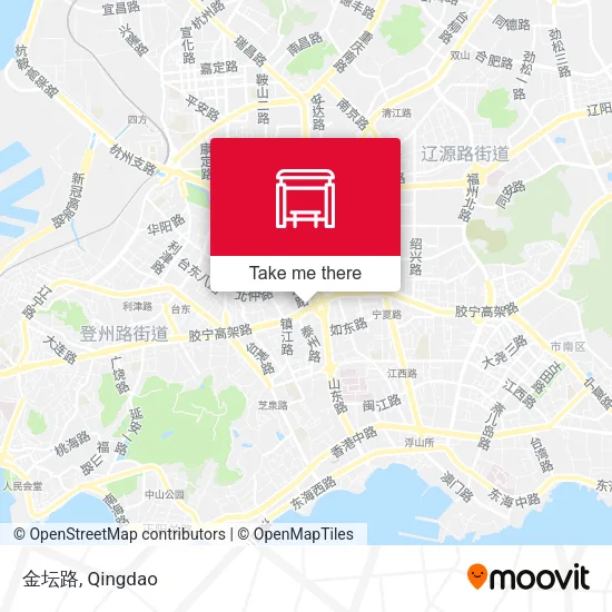 金坛路 map