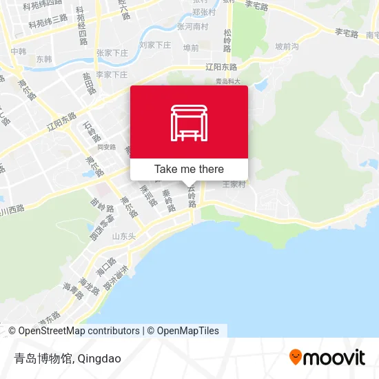 青岛博物馆 map