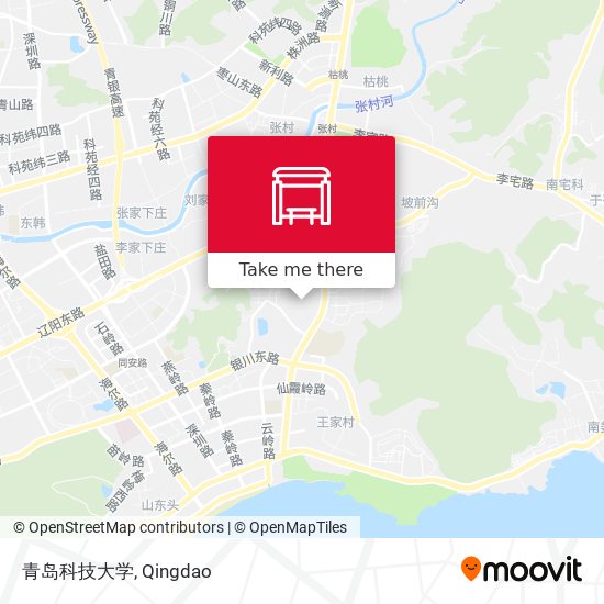 青岛科技大学 map