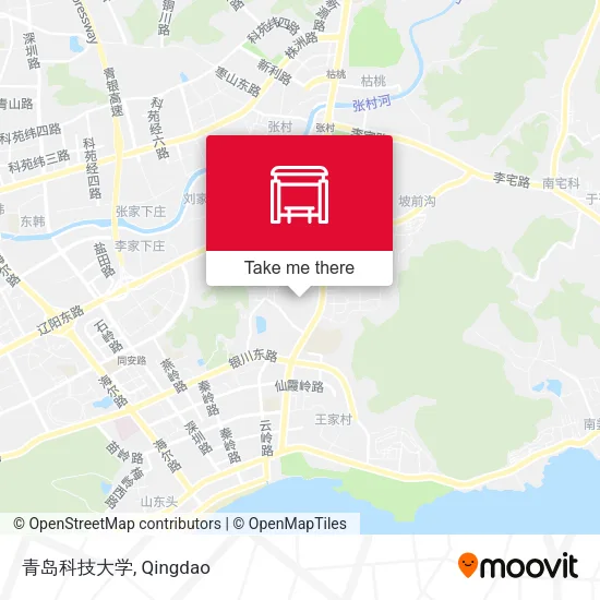 青岛科技大学 map