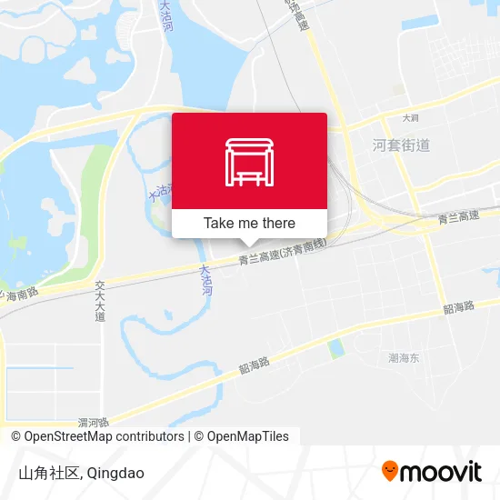 山角社区 map