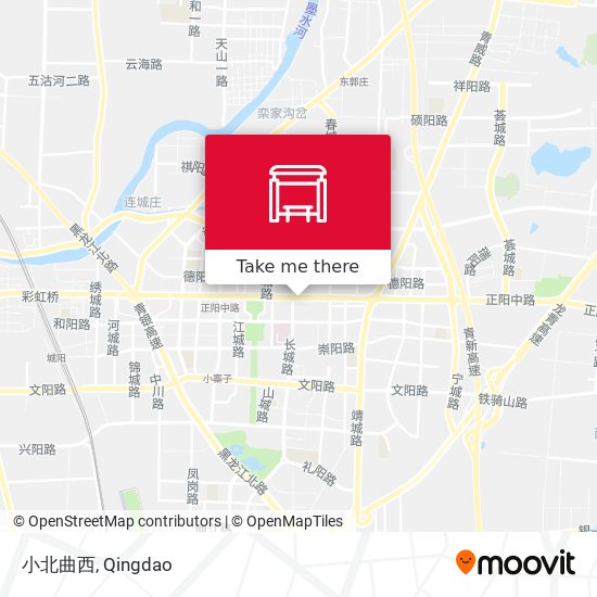 小北曲西 map