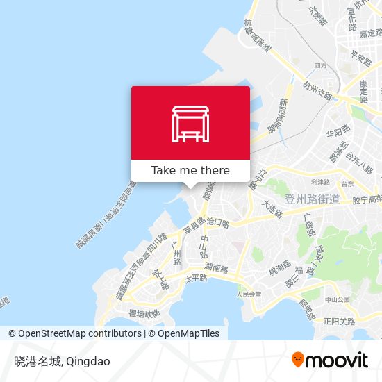 晓港名城 map