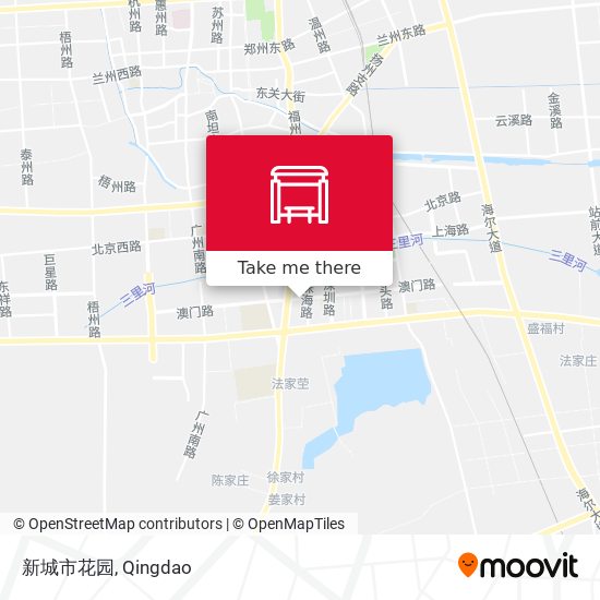 新城市花园 map