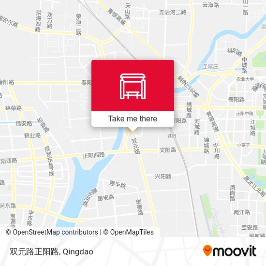 双元路正阳路 map
