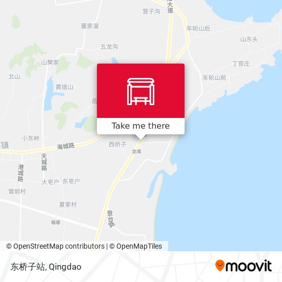 东桥子站 map
