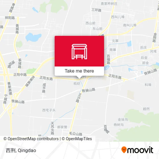 西荆 map