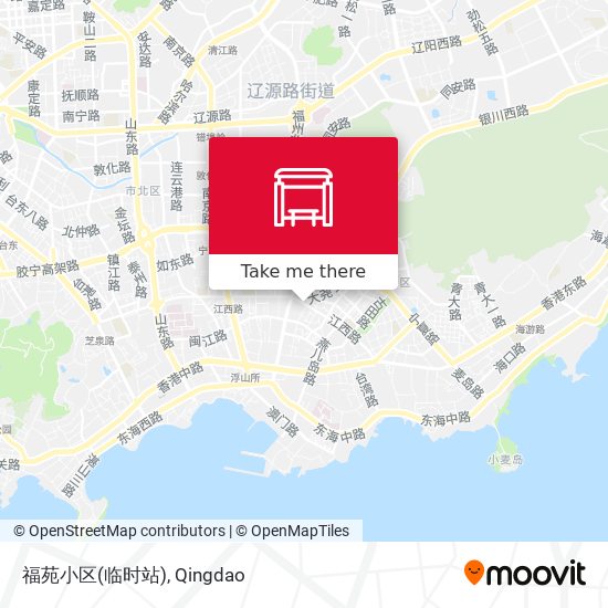 福苑小区(临时站) map