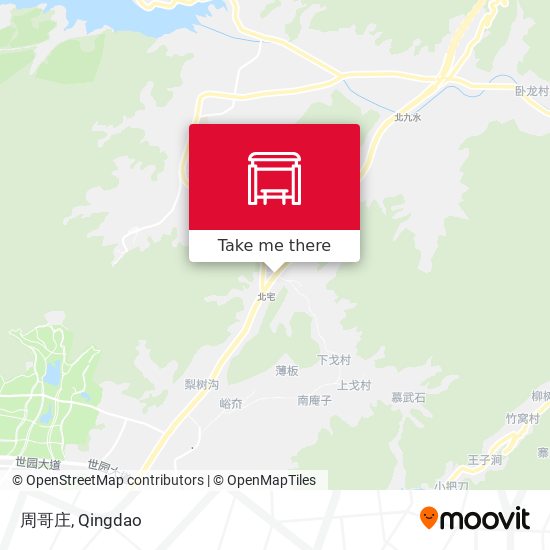 周哥庄 map