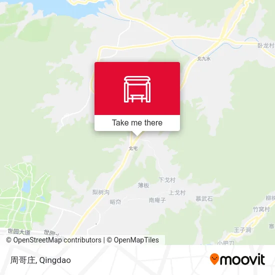 周哥庄 map