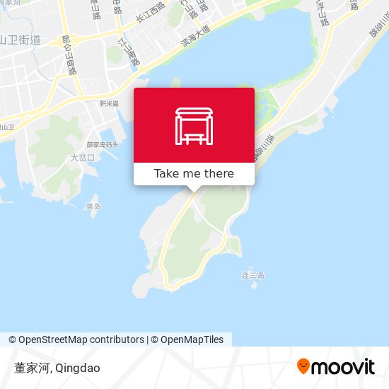 董家河 map
