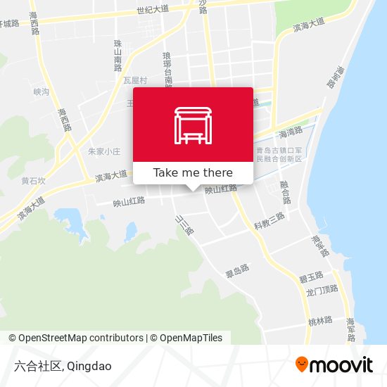 六合社区 map