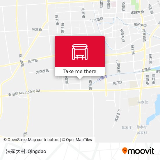 法家大村 map