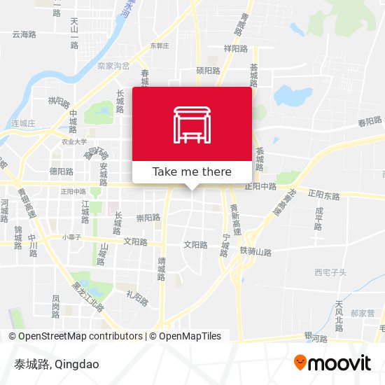 泰城路 map