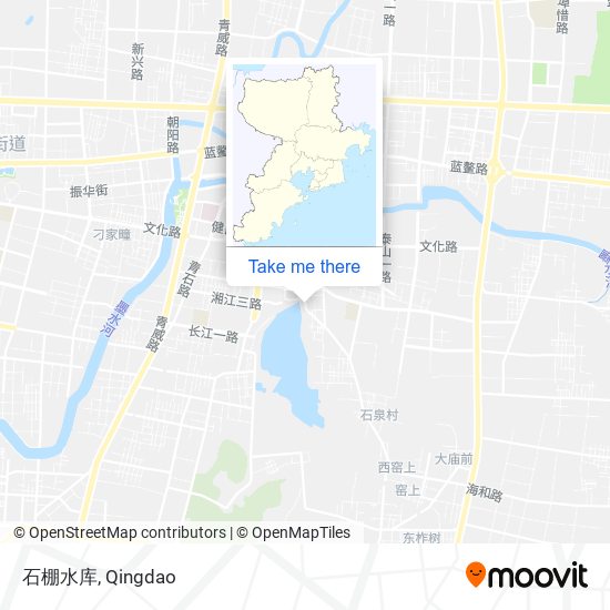 石棚水库 map