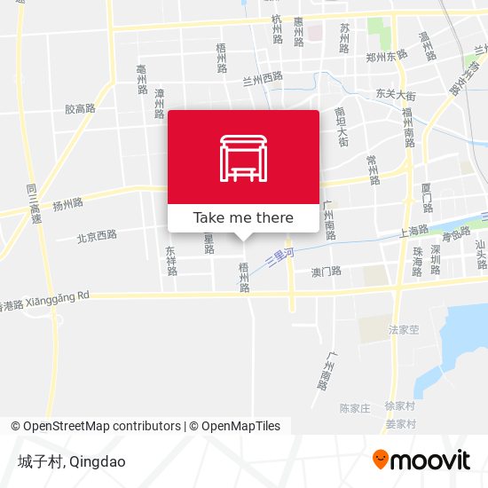 城子村 map