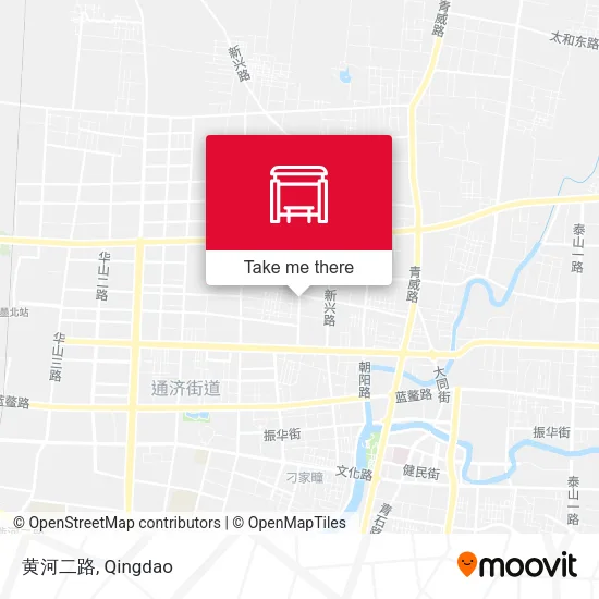 黄河二路 map