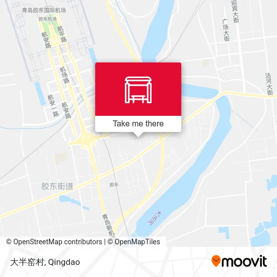 大半窑村 map