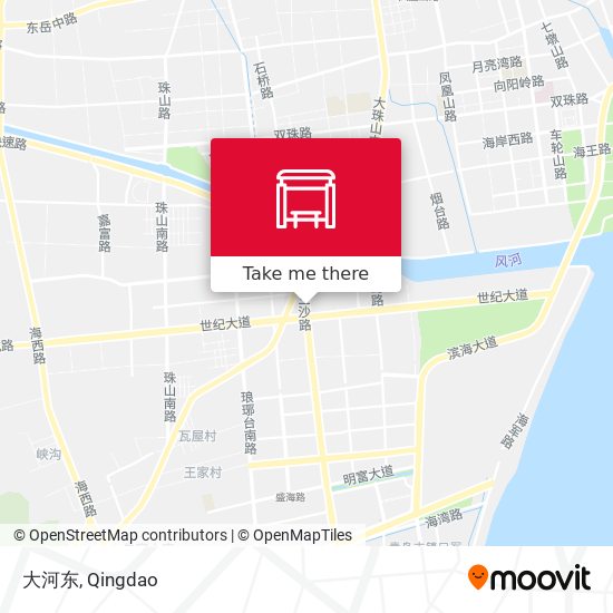 大河东 map