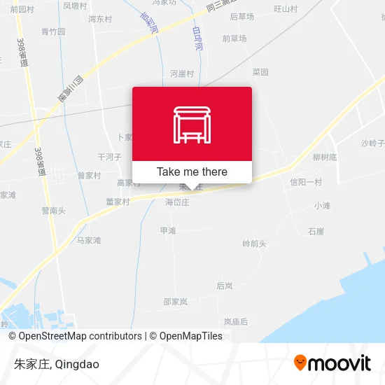 朱家庄 map