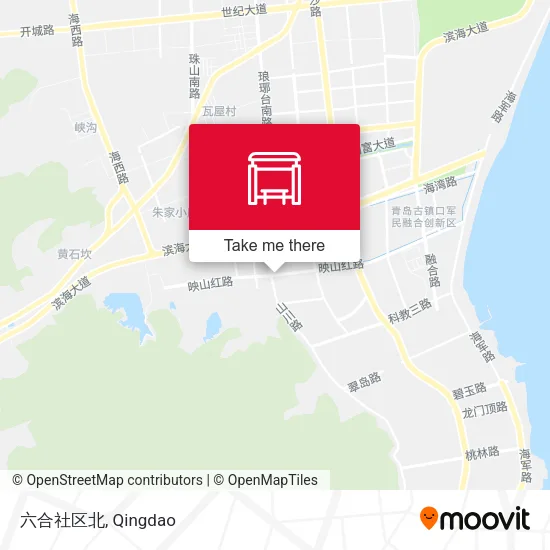 六合社区北 map