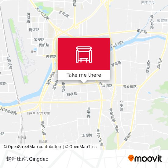 赵哥庄南 map