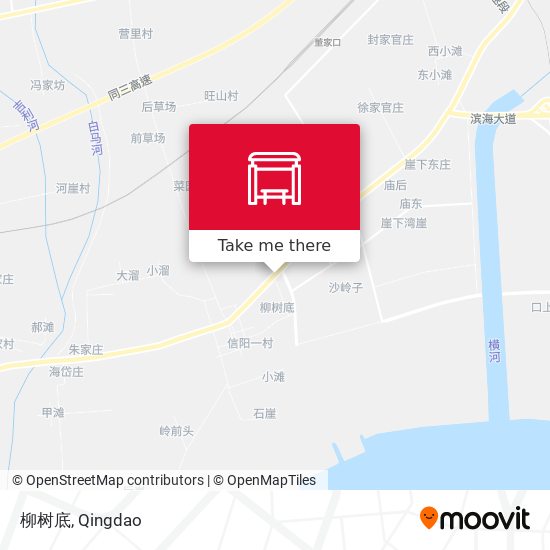 柳树底 map