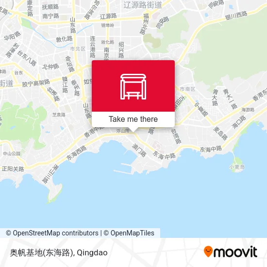 奥帆基地(东海路) map