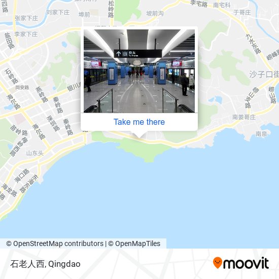 石老人西 map