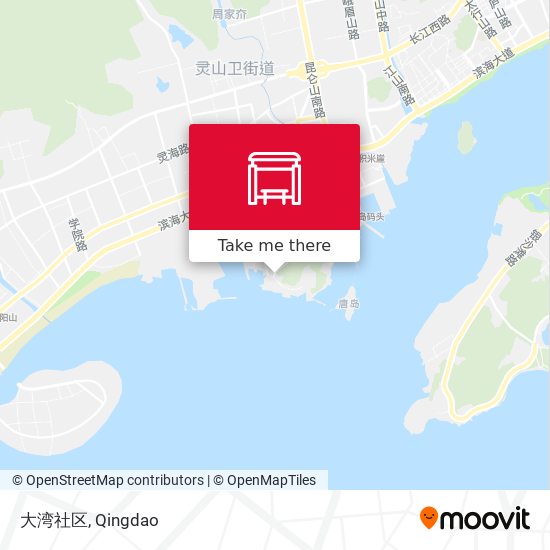大湾社区 map