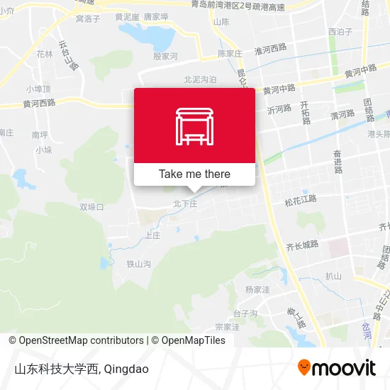 山东科技大学西 map