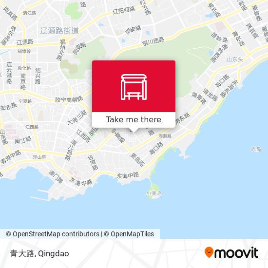 青大路 map