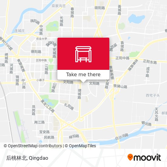 后桃林北 map