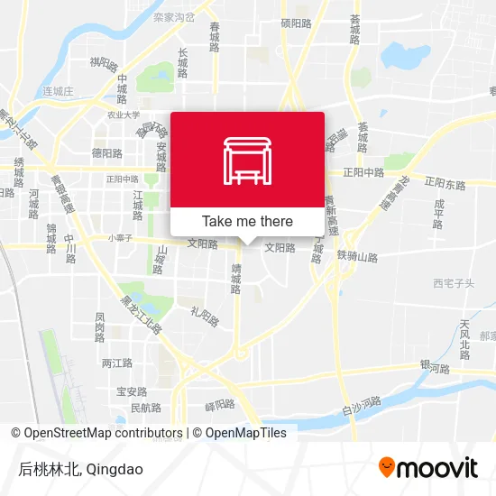 后桃林北 map