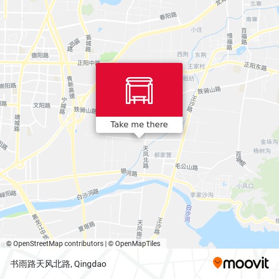 书雨路天风北路 map