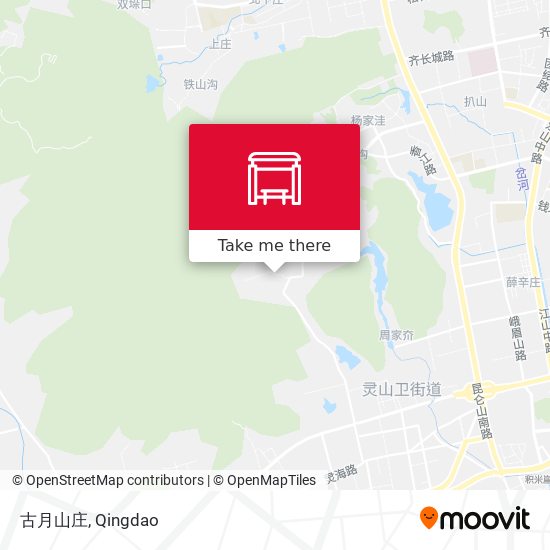 古月山庄 map