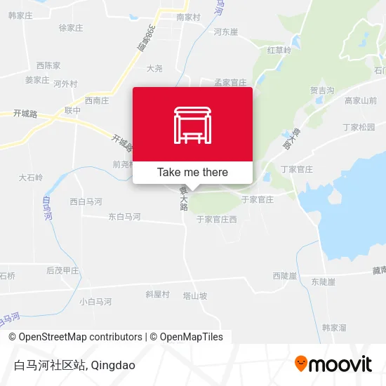 白马河社区站 map