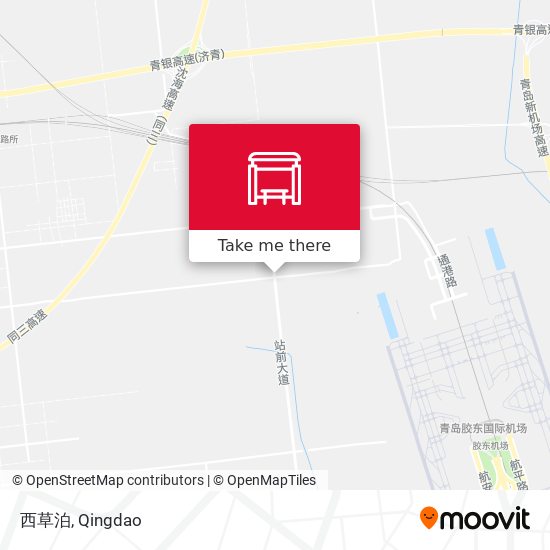 西草泊 map