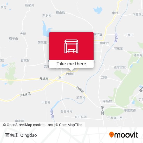 西南庄 map