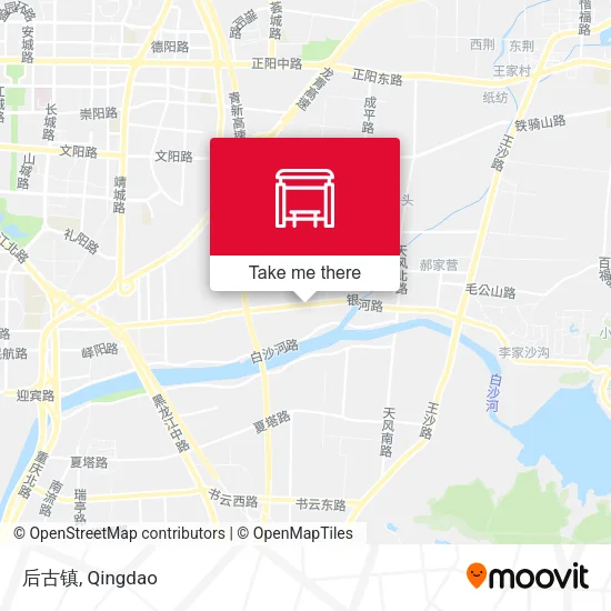 后古镇 map