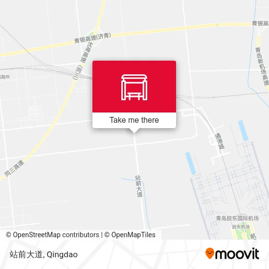 站前大道 map