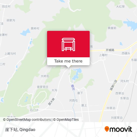 崖下站 map